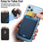 Magnetic Wallet Compatible with MagSafe for iPhone 17, 16, 15, 14, 13, 12