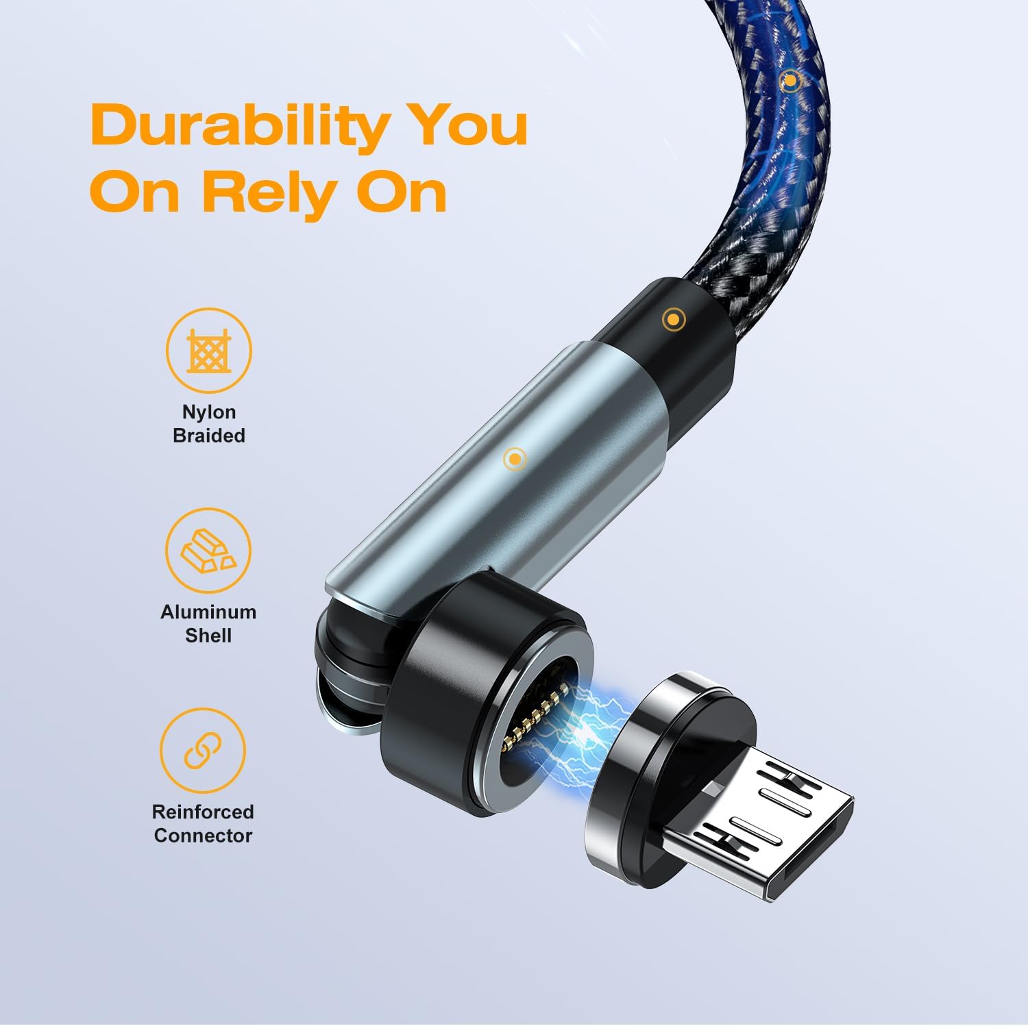 Magnetic Charging Cable - Type C Charger 3 in 1 USB C to USB C Cable