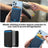 Magnetic Wallet Compatible with MagSafe for iPhone 17, 16, 15, 14, 13, 12